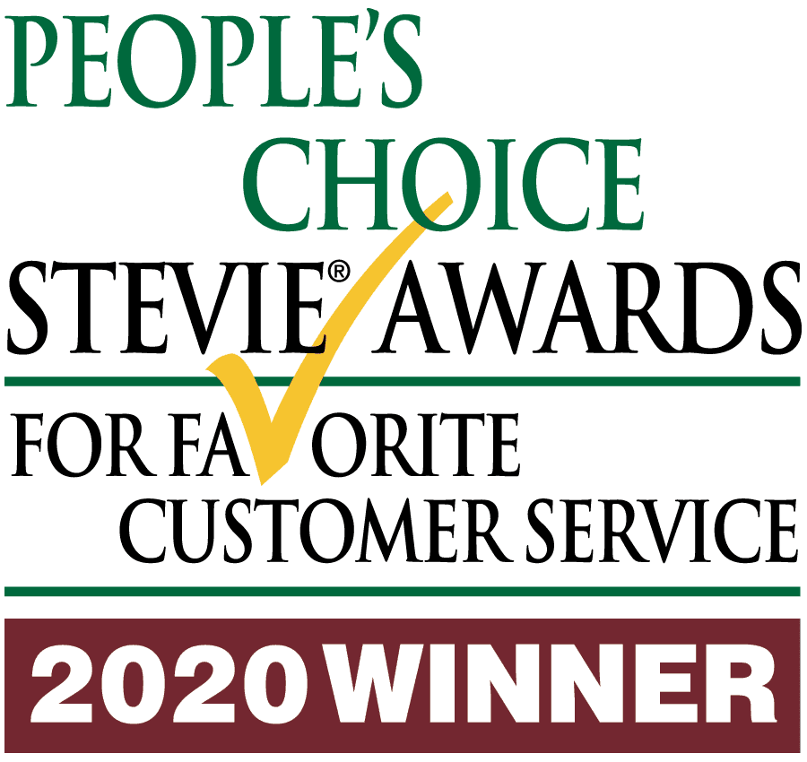 People's choice Stevie Award for favourite customer service 2020