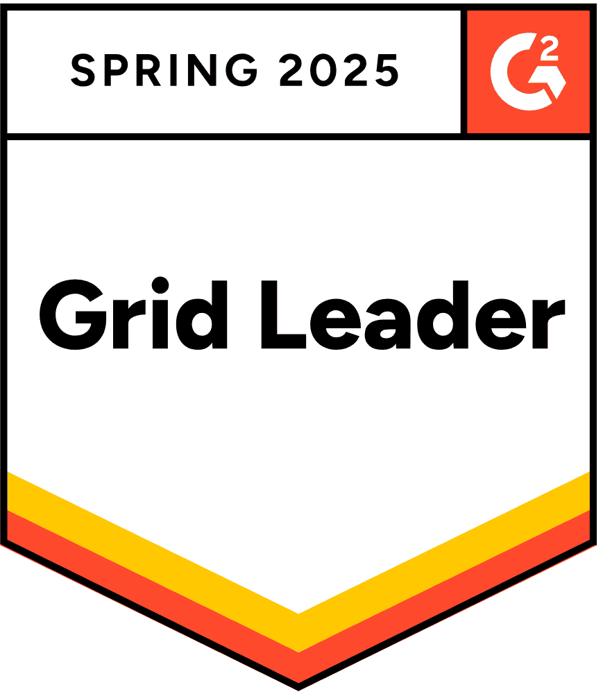 Spring 2025 G2 badge for Grid Leader